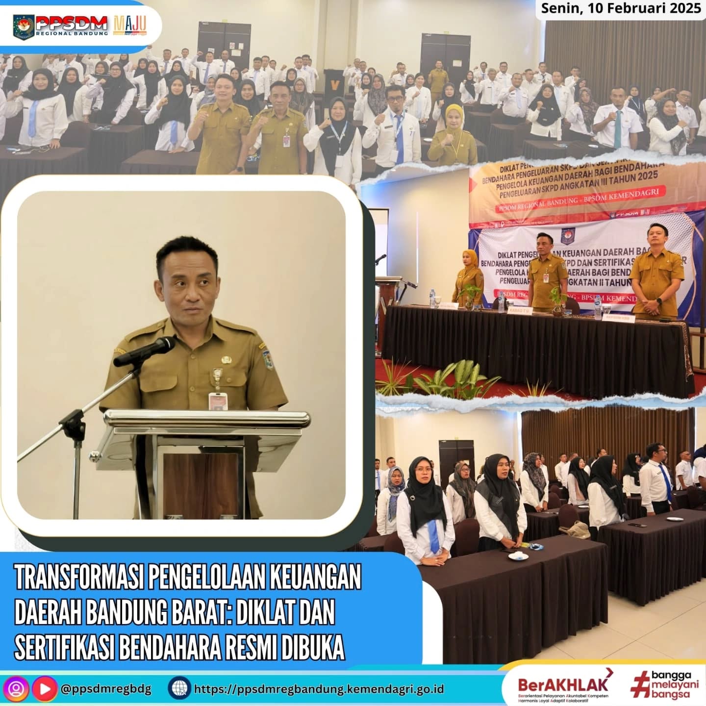 Transformasi Pengelolaan Keuangan Daerah Bandung Barat: Diklat dan Sertifikasi Bendahara Resmi Dibuka