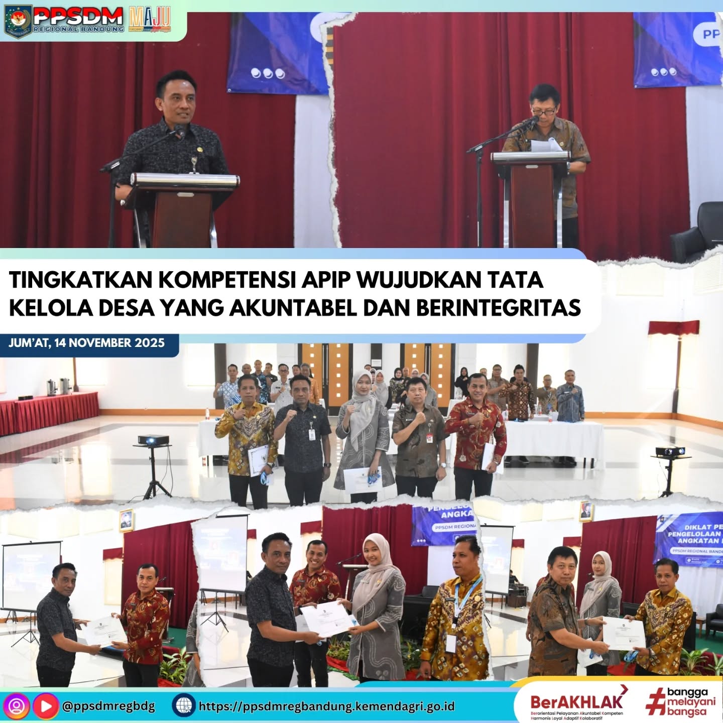 Tingkatkan Kompetensi APIP Wujudkan Tata Kelola Desa yang Akuntabel dan Berintegritas