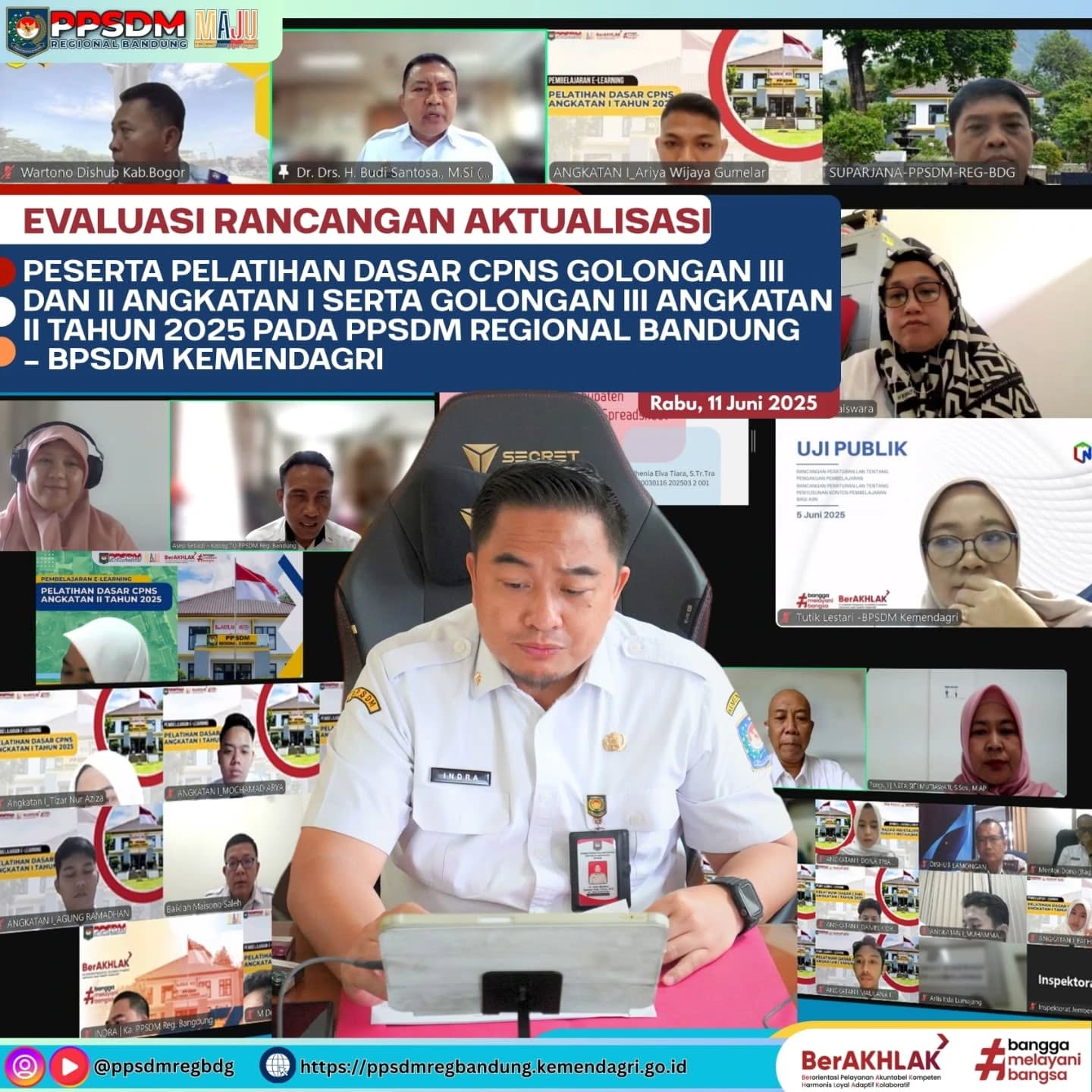 📸 EVALUASI RANCANGAN AKTUALISASI Rabu, 11 Juni 2025 - PPSDM