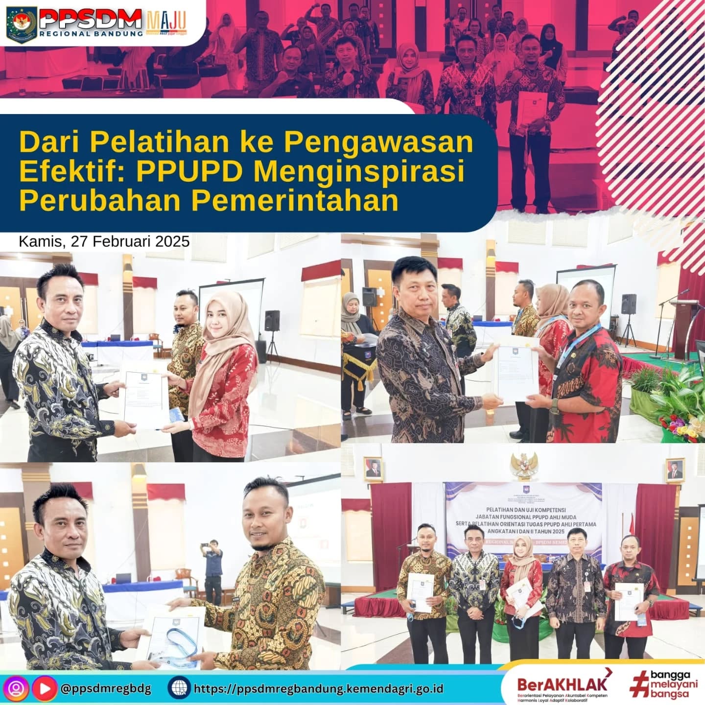 Dari Pelatihan ke Pengawasan Efektif: PPUPD Menginspirasi Perubahan Pemerintahan